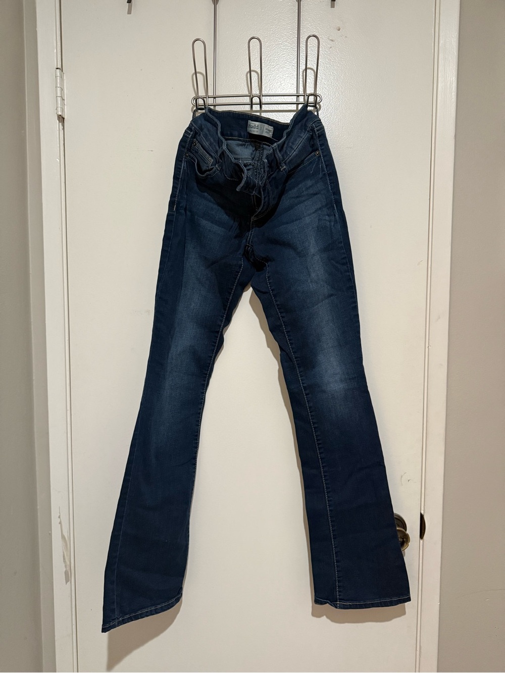 Mudd Blue Skinny Stretch Bootcut Jeans Size 7 - Picture 1 of 3